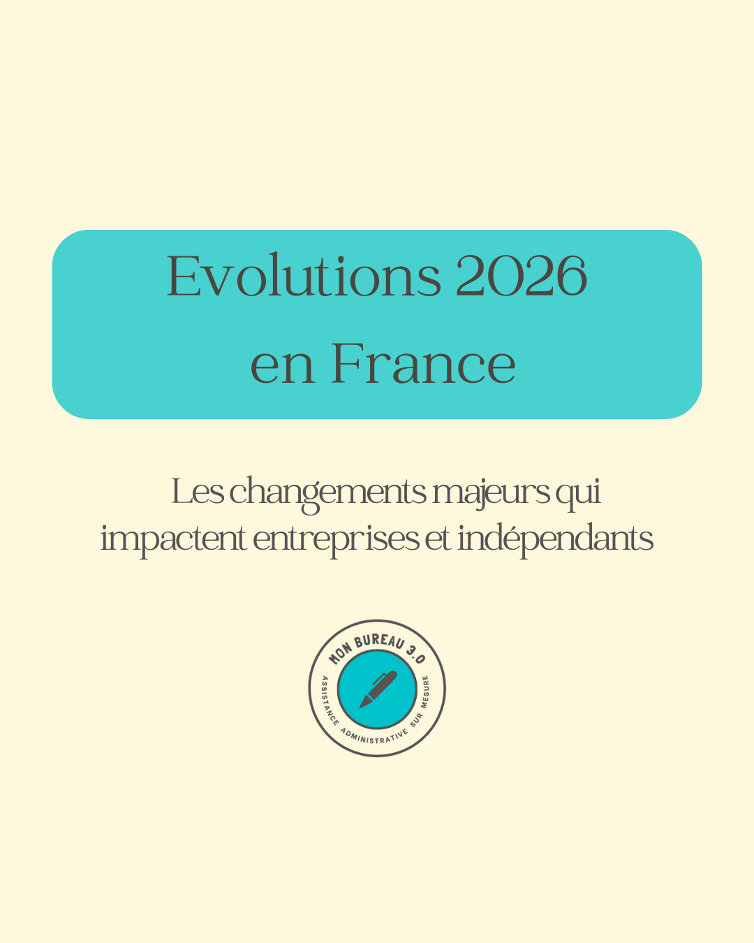 évolutions 2026 en France